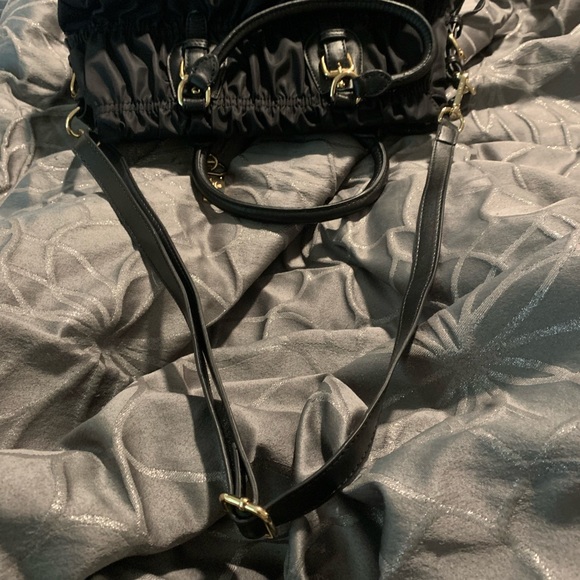Prada leather and nylon ruched bag. Excellent condition. Please look at photos - Picture 11 of 16